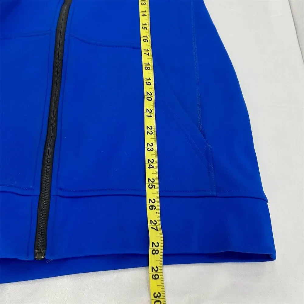 Adidas Men's ClimaWarm Tech Fleece Zip-Up Hoodie Blue Size Large